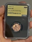 1958-D Lincoln Wheat Cent NGC MS 65 RD