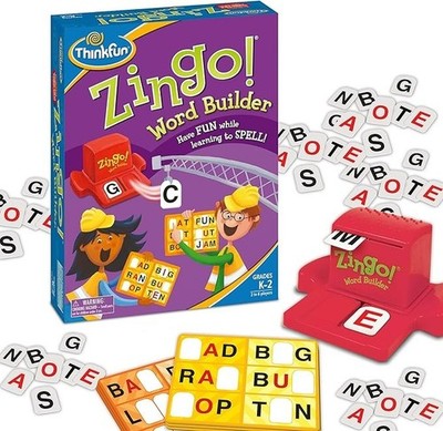 Zingo! Bingo with a Zing Kids Game Thinkfun  Grades K-2, New - Sealed