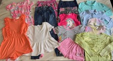 HUGE LOT BUNDLE Back School Cloth Girls 7-8 Fall Winter Uniform Dress Pant Jeans
