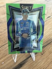 2025 Panini Select - Grandstand Carson Hocevar #75 Neon Green Prizm 1/75 Alpha