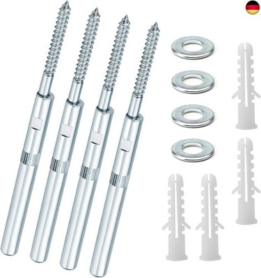 4pcs 10 x 100 mm Schwebende Regalhalterung Unsichtbar, Ein Wort TablarträGer, 