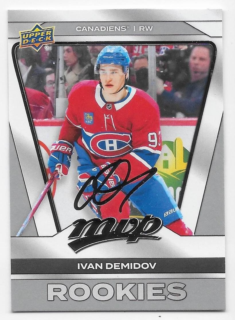 25/26 UPPER DECK MVP SILVER SCRIPT PARALLEL Hockey (#1-250