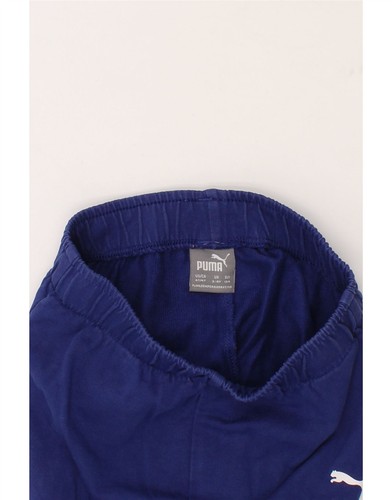 Pantalone tuta PUMA ragazzo joggers 3-4 anni blu cotone AF07 - Foto 3 di 3