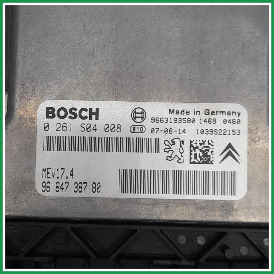 Centralina Motore Iniezione Bosch 0261S04008 Peugeot 207 9664738780 2007 2009   - Immagine 4 di 4