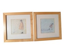 2 framed Sam Toft prints Mr Mustard Doris  Duck 20386 Poland IKEA FREE SHIPPING 