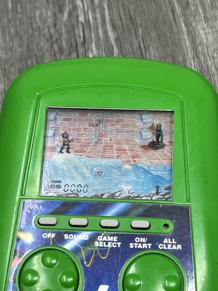 Konami Teenage Mutant Ninja Turtles 1989 portátil LCD juego probado funcionando años 80 Foto 4 de 4