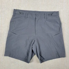 Ten Thousand Cargo Shorts Mens 34 Gray Canvas Tactical Utility Camping Hiking 7"