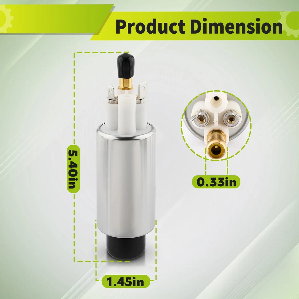 EFI Fuel Pump KIT X2 MV7 + FPR for 2004-10 Polaris Sportsman 500 700 800 2520464 - Image 2 of 4