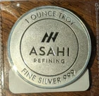 1 oz Asahi Silver Round .999 Fine