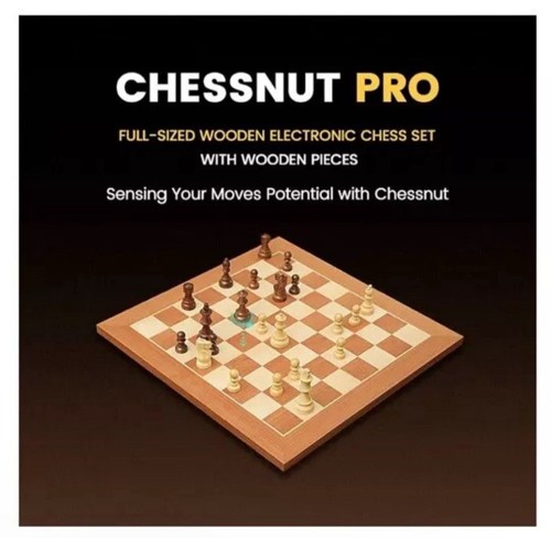 Chessnut Pro elektronisches Schachbrett-Set, Vollholz-Schachfiguren, Anerkennung - Bild 2 von 5