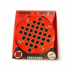 VINTAGE 1960s/70s Ohio Art CHINESE & REGULAR CHECKERS Game #537 Tin Board w/ BOX