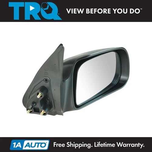 TRQ Mirror Manual Remote Passenger Side RH Right for 00-04 Tacoma Pickup Truck