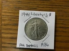 1944Walking Liberty Half Dollar high grade AU details A86