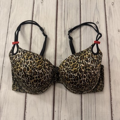 Victoria's Secret Sexy Little Things Push Up Bra Cheetah Women s Size 34D Sexy
