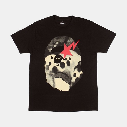 A Bathing Ape Collab Slawn Apehead T-Shirt / Size XL / Mens / Black / Cotton
