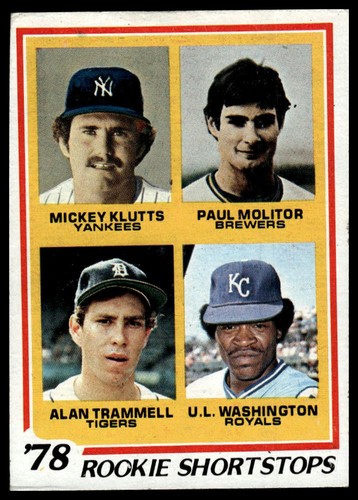 1978 Rookie Shortstops #707 1978 Topps card