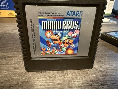 Vtg 1983 Mario Bros Atari 5200 Nintendo Video Game - Cartridge Only - Untested