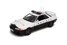 Kyosho 1/18 Nissan Skyline GT-R R32 Police Car Kanagawa  Diecast Used Japan
