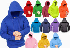 Mens Fleece Hoodie Pullover Hooded Sweatshirt Long sleeve S/M/L/XL