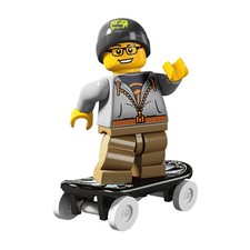 LEGO 8804 Minifiguren Serie 4 -Skater mit Skateboard - TOP ZUSTAND