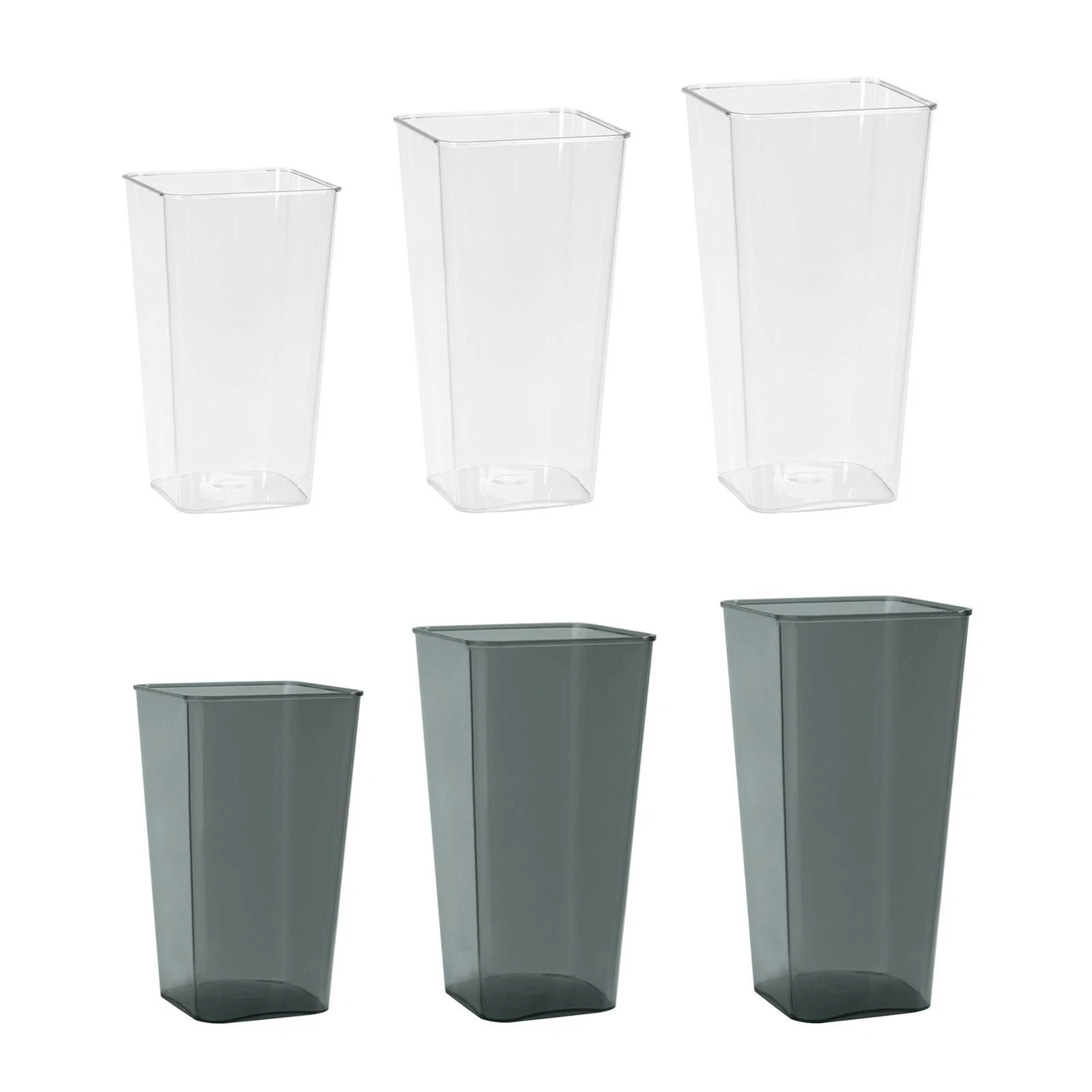Acrylic Flower Vase Modern Flower Bucket for