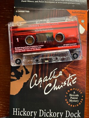 HICKORY DICKORY DOCK BY AGATHA CRISTIE;A HERCULE POIROT MYSTERY AUDIO CASSETTES