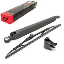 Set Heckscheiben Scheibenwischer Wischblatt Arm Kappe für VW Polo 6N1 bis 1999