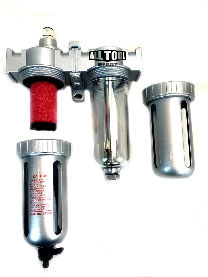 3/8" Compressed air in line filter & desiccant air dryer combo for Plasma Cutter - Image 3 of 4