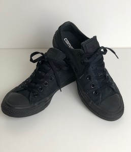 converse with black soles