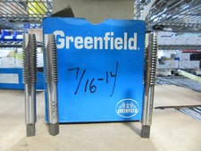 (3) Greenfield 5303 Gun Taps 7/16-14 NC H3 3FL "USA" NEW!! Free Shipping