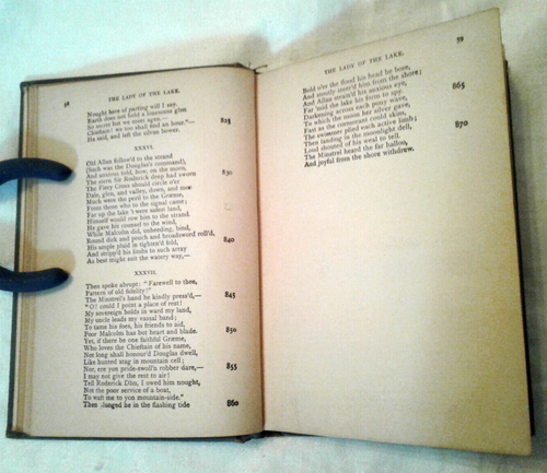 Antique "The Lady of the Lake" Sir Walter Scott early 1900s Book - Picture 8 of 18