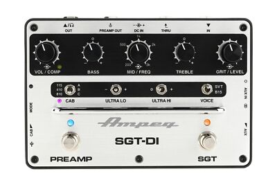 Ampeg SGT-DI Bass Preamp Pedal and DI