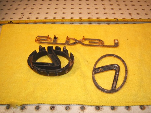Lexus 1994 GS300 400 GOLD plated REAR front plastic Genuine Lexus OEM 3 Emblems - Picture 11 of 12