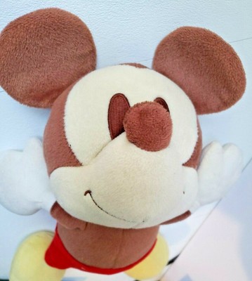 brown mickey mouse stuffed animal
