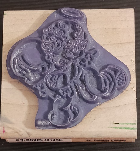 Precious Moments First Step Rubber Stamp UFOO1 Stampendous Vtg 1996 Retired - Picture 12 of 13