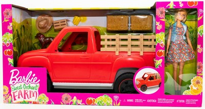 Mattel Gff52 Barbie Spass Auf Dem Bauernhof Pick Up Auto Truck Mit Puppe Neu Ebay