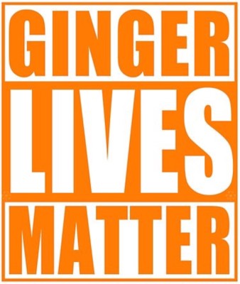 2.5  Ginger Lives Matter Red Head Freckles Pale Funny Hard Hat Sticker Graffiti