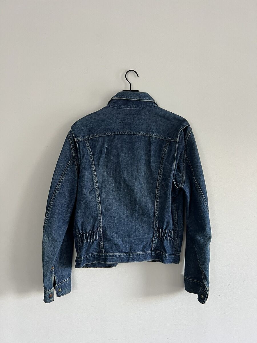 Wrangler Blue Bell One Pocket Denim Sanforized Jacket Blue Wrangler Blue Bell One Pocket Denim Sanforized Jacket Blue