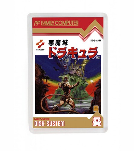Akumajou Dracula Nintendo Famicom Disk System Fridge Magnet - 第 1/1 張圖片