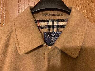 Rare Vintage Burberry wool, Alpaca casual jacket late 80's early