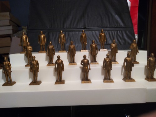 Vintage 1969 Hong Kong Marx Presidents 2 3/4 inch Mini Statue "U PICK 1 "EX+ - 第 1/6 張圖片