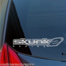 Two Skunk2 Racing Vinyl Stickers Cams Valve Cover Exhaust Header Intake Manifold