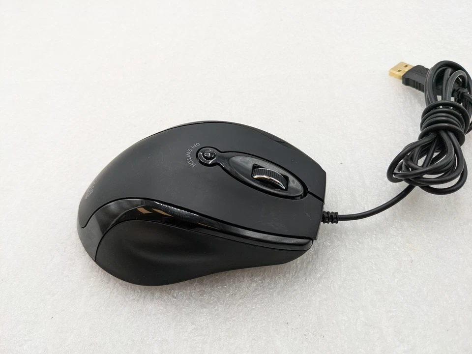 Adesso iMouse G2 Wired USB Optical Ergonomic Mouse - Black - Image 2 of 4