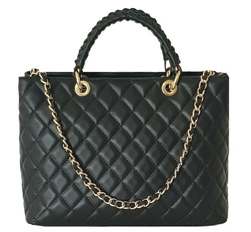 Borsa Donna in vera pelle trapuntata 7 colori Bottega Carele BC2251 | eBay