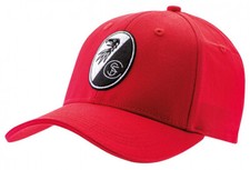 SC Freiburg Cap - Basic Wappen - ROT Kappe Basecap Schildmütze