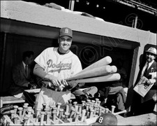 Duke Snider Vin Scully Photo 8X10 Brooklyn Dodgers 