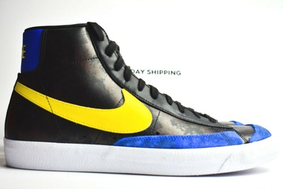 Nike Blazer Mid 77 Vintage (Mens Size 10.5) Shoes DC1414 001 Peace Love  Black | eBay