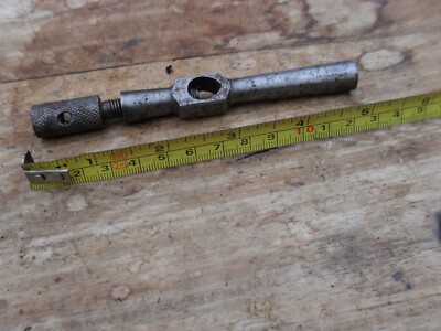 Vintage Moore und Wright Gewindebohrerhalter Gewindebohrerschlüssel Werkzeugraum Werkstatt Technik