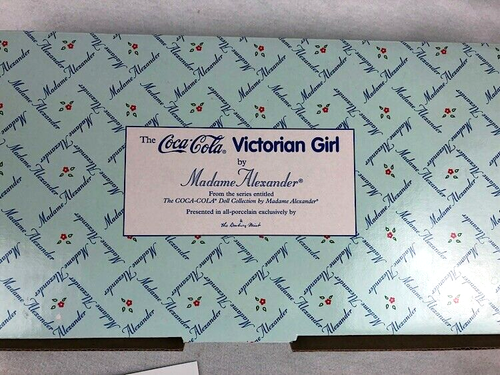 Madame Alexander Coca Cola Victorian Doll 12" Porcelain Original Box w/Tags - Picture 15 of 16