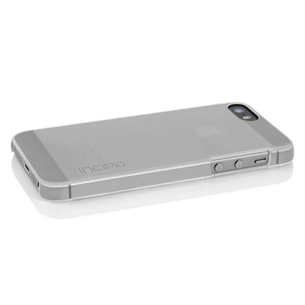 GENUINE INCIPIO IPHONE SE 5 5S FEATHER ULTRA THIN SOFT TOUCH CASE COVER | CLEAR - Image 4 of 4